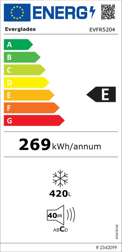 Comfee RCC201WH6(E) Vrieskist, 82 kWh/jaar, 85 cm hoog, 200 liter, inverter- compressor, laag volume, 41 dB, geschikt voor verschillende toepassingsscenario's, instelbare temperatuurregelaar, wit