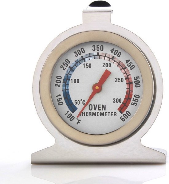 Fuleadture Oventhermometer - Keuken Kook Thermometer - Temperatuurmeter RVS