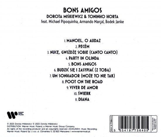 Dorota Miskiewicz & Toninho Horta: Bons Amigos [CD]