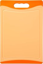 Snijplank snijplank aan beide zijden bruikbaar, oranje, 28,5 x 19,5 x 0,8 cm - antibacterieel en voedselveilig