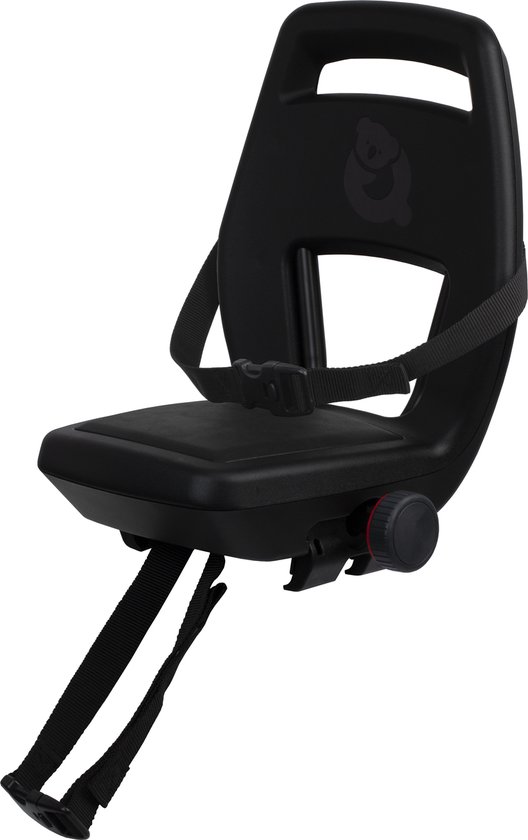 Qibbel Junior 6+ Fietsstoeltje Achter Bagagedrager bevestiging - Black - inclusief voetbeschermingsplaten en voetsteunen