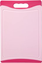 Snijplank aan beide zijden bruikbaar, roze, 28,5 x 19,5 x 0,8 cm - antibacterieel en voedselveilig
