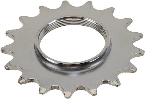 Pignon Fixe Zeus 15 Dents - Alliage Aluminium, Filetage Anglais/italien, 15g, Neuf Sous Blister