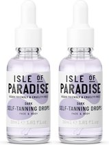 Isle of Paradise - 2 Flesjes - Dark Self Tanning Drops 30 ml