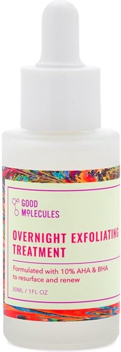 Good Molecules Overnight Exfoliating Treatment - verwijderd dode huidcellen - 30ml