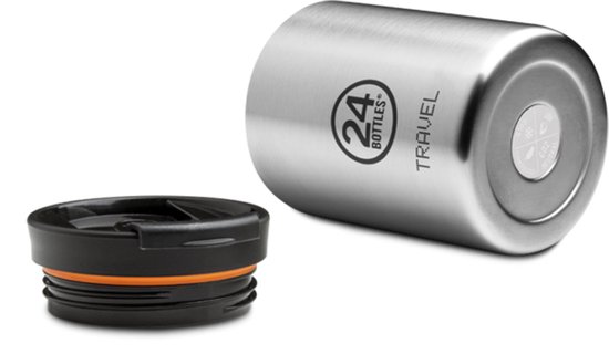 Reisbeker / Travel Tumbler - koffie-to-go beker kleur Steel van