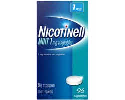 Nicotinell Zuigtablet Mint 1mg - 1 x 96 zuigtabletten