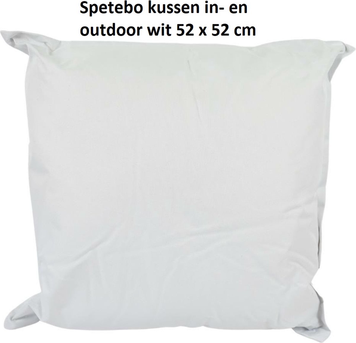 Spetebo kussen in- en outdoor wit 52 x 52 cm
