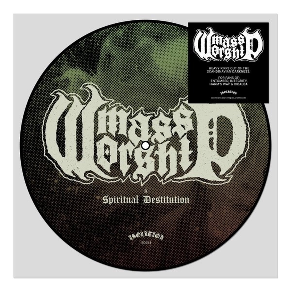 Mass Worship - Spiritual Destitution (7"Vinyl Single) (Picture Disc)