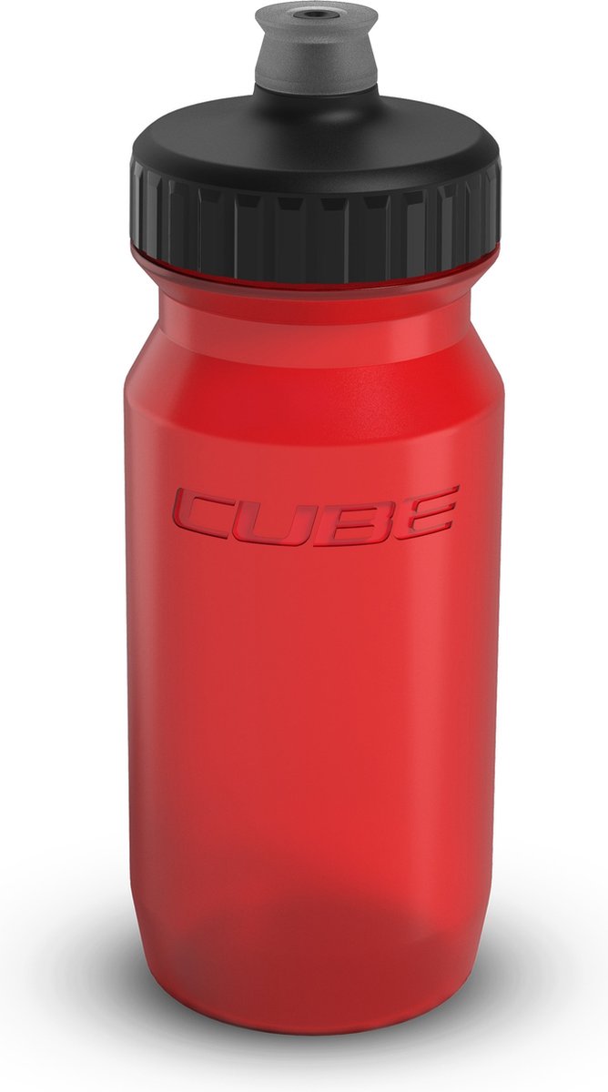 CUBE Waterfles Feather - Bidon - Grote Schroefdop - BPA-vrij - 0.5 Liter - LDPE - Rood