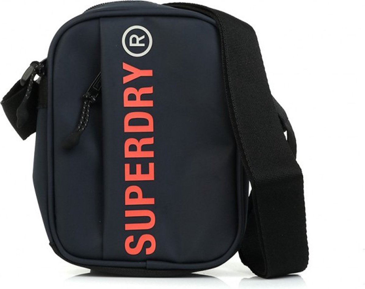 Superdry Tarp Cross Body Bag Navy bol