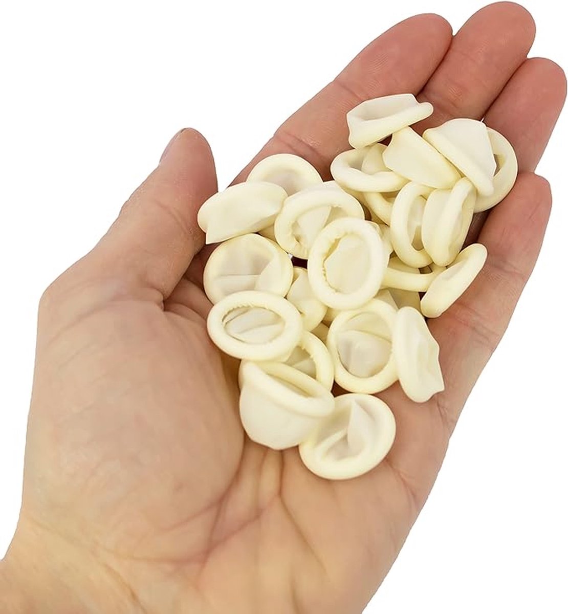 Goedkoopste Romed Latex Vingercondoom Small - 500 Stuks - Hygiënische Bescherming voor Vingers - Ideaal voor Medische Toepassingen, Vingerbobs, Vingerverband en Vingerlingen