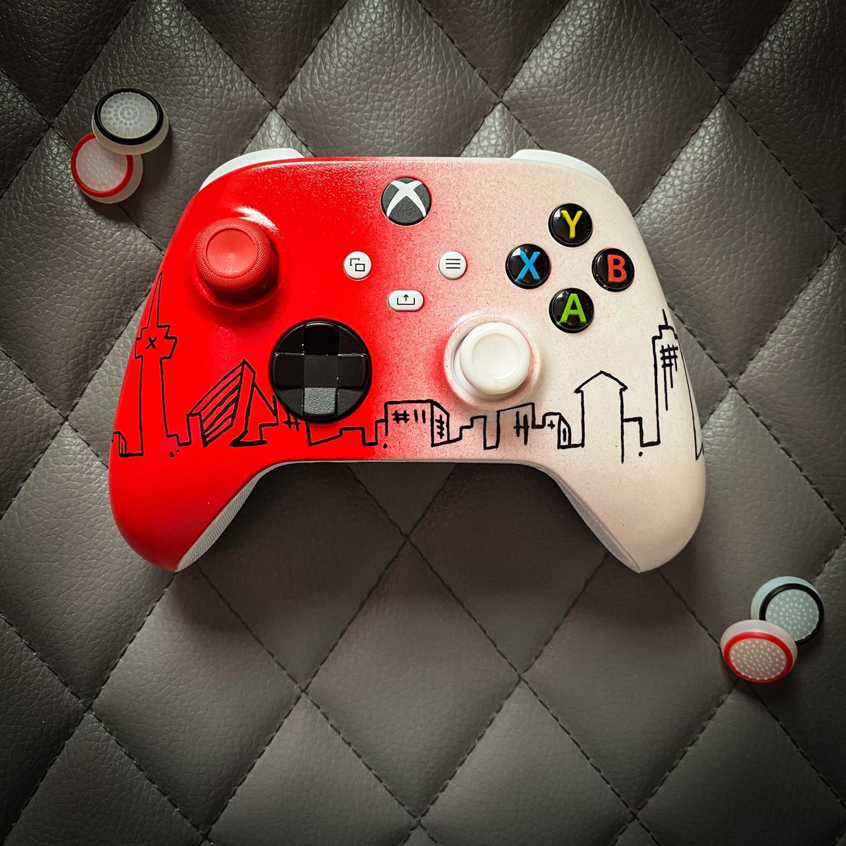 Afslag11 . Custom behuizing geschikt voor de Xbox X/S controller - 'No Luts, No Glory'