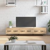 The Living Store Televisiekast Sonoma Eiken - TV-meubel 150x36x30 cm - Stevige opbergruimte