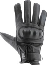 HELSTONS Roko Summer Leather Black Men Gloves T9 - Maat T9 - Handschoen