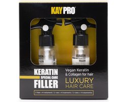 KayPro Keratin Filler 2 stuks x 10 ml – Professionele Haarverzorging – Droog en Beschadigd Haar - Keratine Behandeling