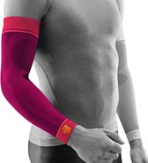Bauerfeind Sport Compressie Arm Sleeve - Roze - Lange Sleeve - Per paar