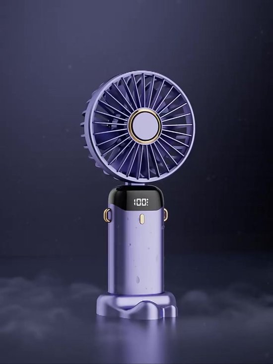 Ventilateur à main Homesell - Mini ventilateur portable - Batterie  rechargeable - 3000
