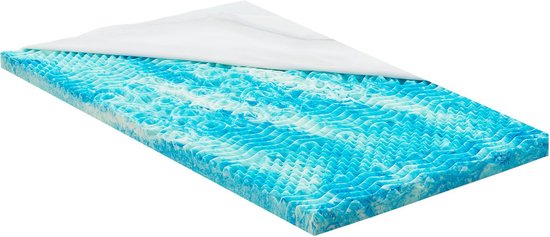 6cm koudschuim matras topper HWC-E63, topper matrasbeschermer