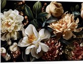 PVC Schuimplaat - Bloemen - Kleuren - Bladeren - Boeket - 100x75 cm Foto op PVC Schuimplaat (Met Ophangsysteem)