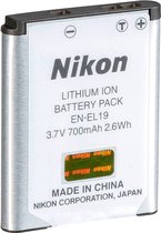 Nikon EN-EL19 Lithium-Ion (Li-Ion) 700mAh 3.7V oplaadbare batterij/batterij