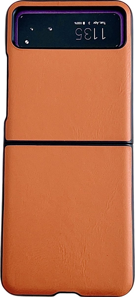 Mobigear Hoesje geschikt voor Motorola Razr 40 Telefoonhoesje Hardcase | Mobigear Excellent Backcover | Razr 40 Case | Back Cover - Oranje