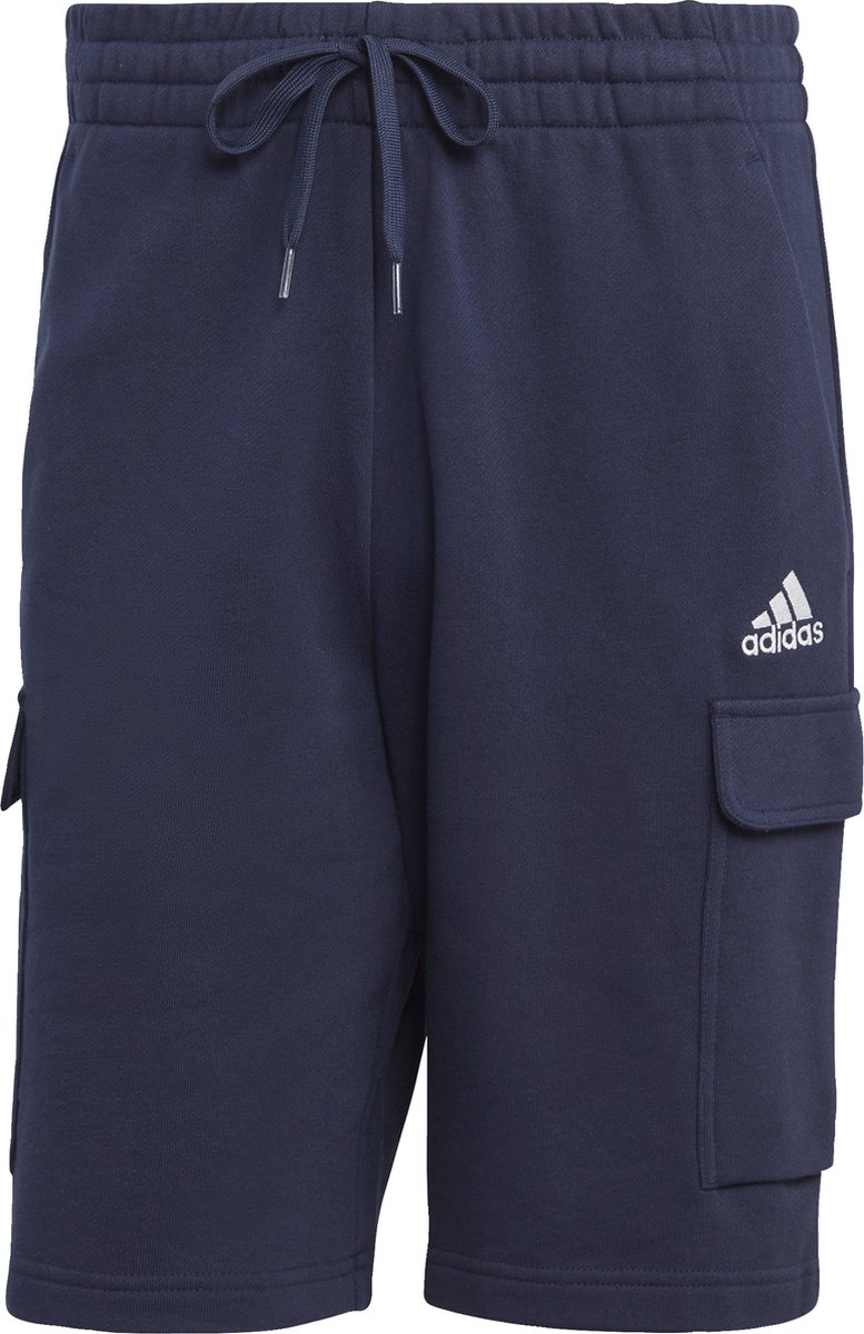 adidas Sportswear Essentials French Terry Cargo Short Heren – S Blauw