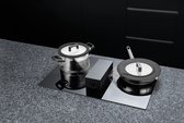 BergHOFF Essentials Downdraft kookpannenset - 6 delig - RVS - Veilig afgietsysteem