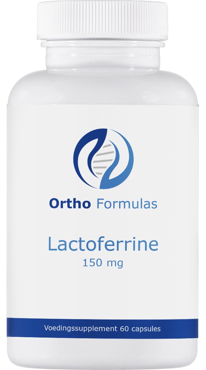 Goedkoopste Lactoferrine - 150 mg - 60 capsules - lichaamseigen eiwit - vegetarisch