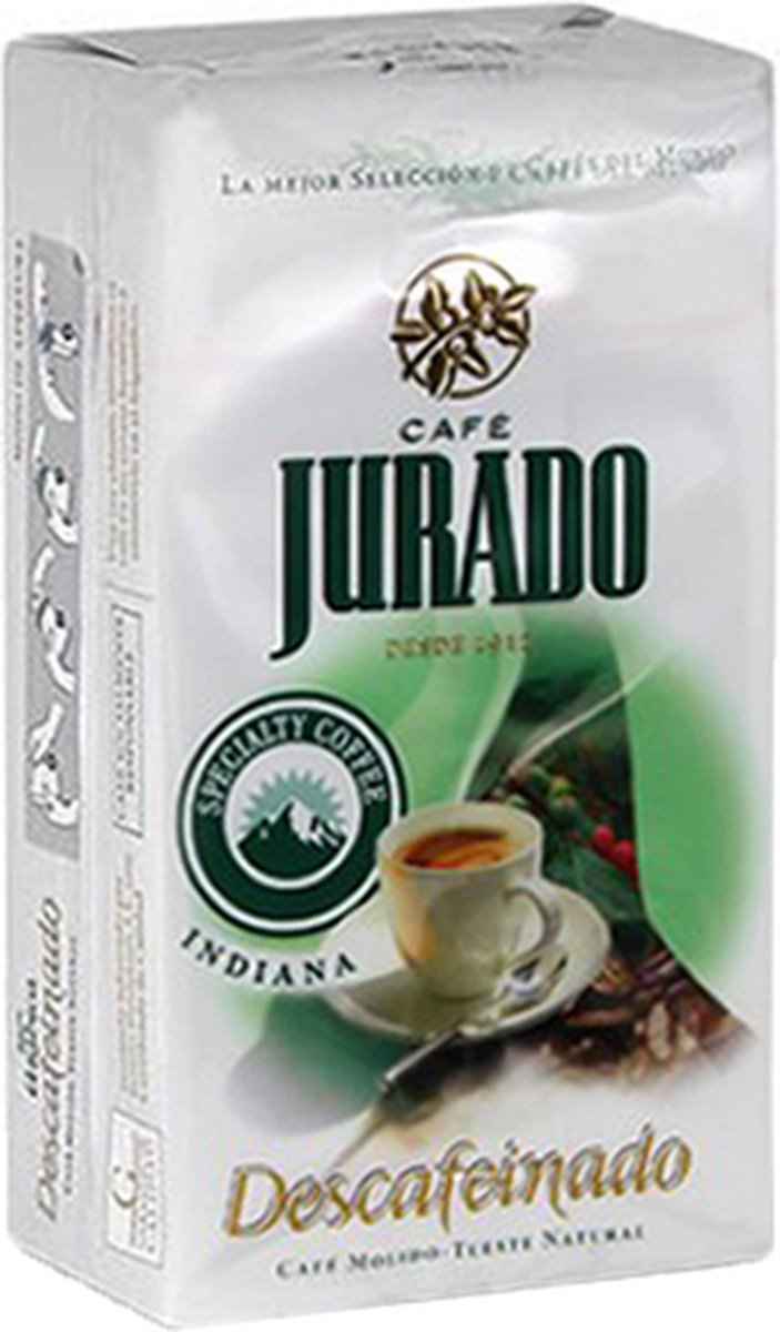 Café Jurado | 100% Arabica | Cafeïnevrije | Snelfilter | 250 gram