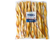 YOEKL Kipwokkels - Hondensnacks - Hondenbot - Kauwbot - Kauwstaven - 25cm 15 Stuks