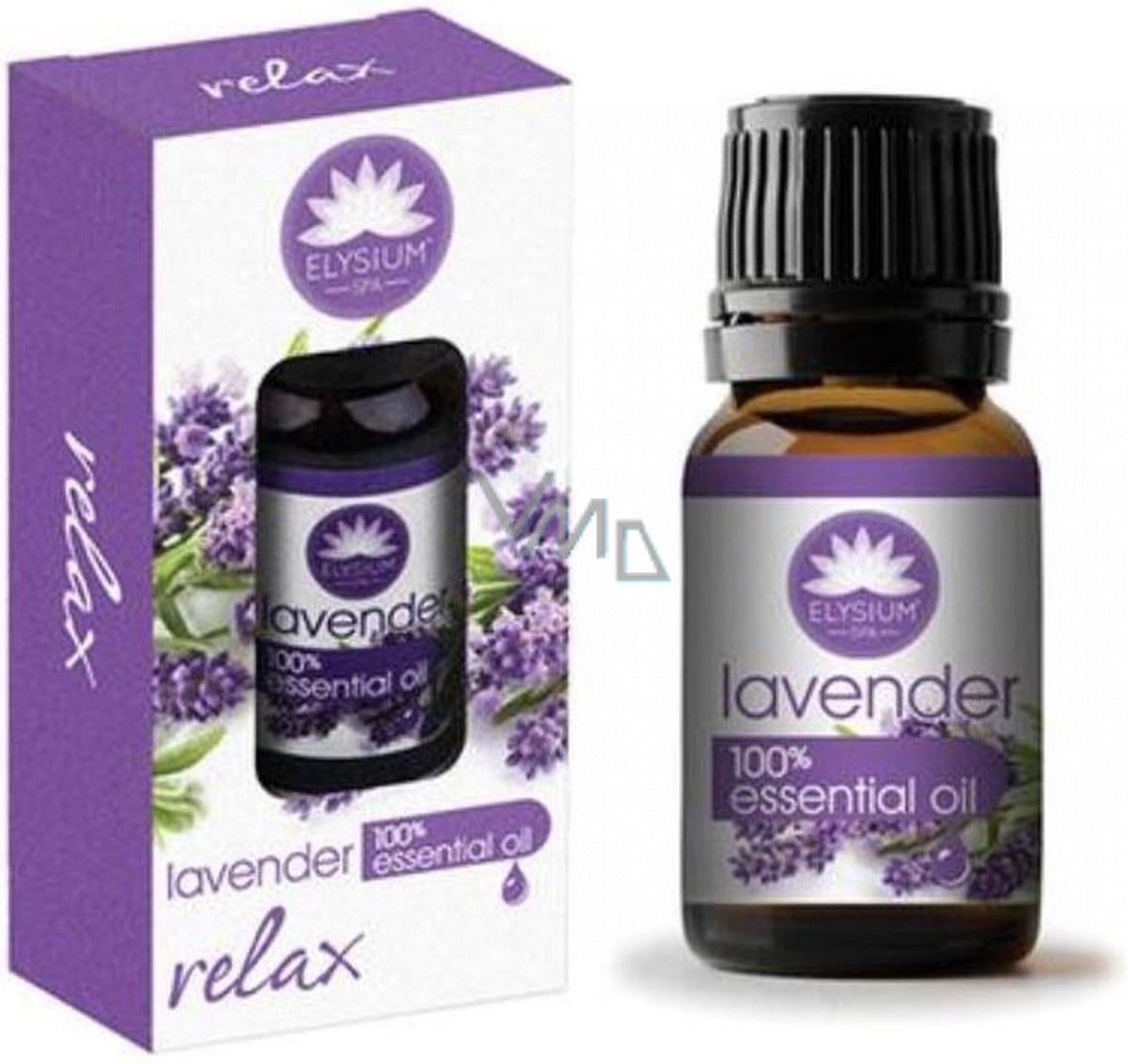 Goedkoopste Essentiële Olie RELAX LAVENDEL Set van 2 - Etherische olie - Energie gevend - Stimulation - Anregen - Aromatische olie - 10 ml - Paarse verpakking