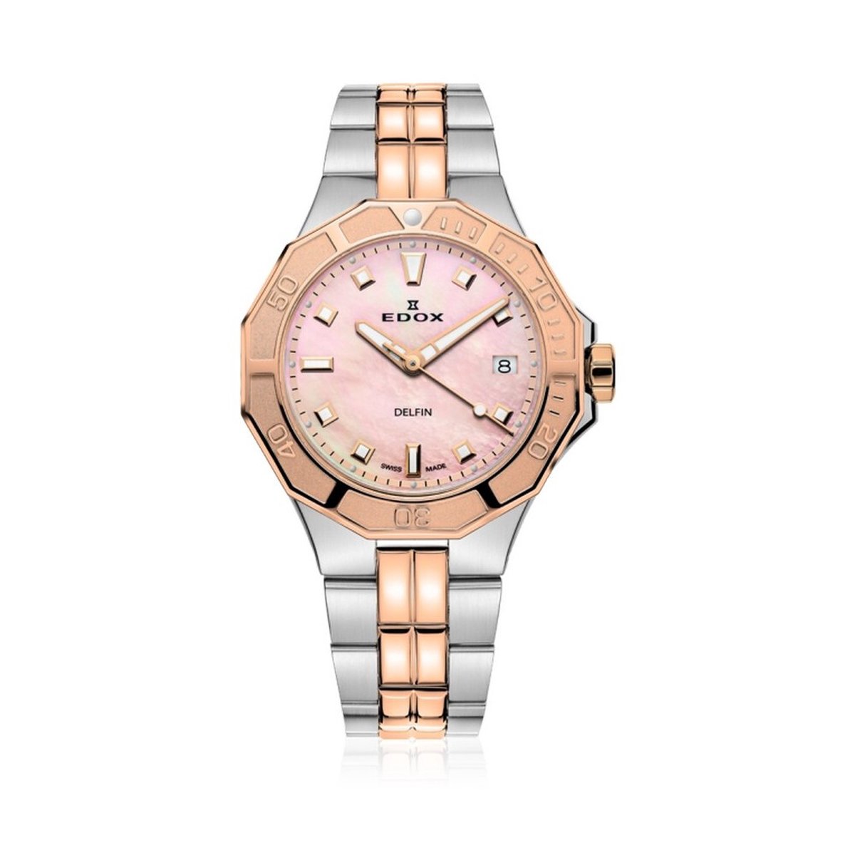 Edox - Delfin 53020-357RM-ROR - Horloge