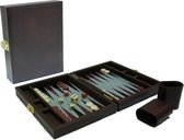 Hot games Backgammon Case Magnetic Brown 23x17
