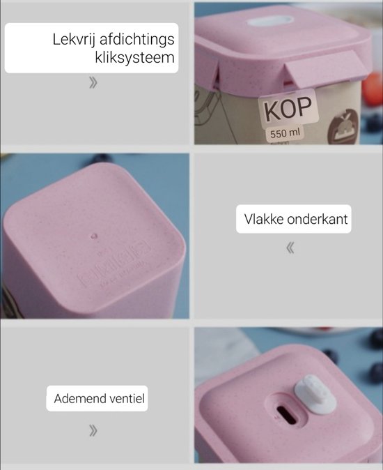Opbergdozen met deksel voor het opbergen van klein materiaal