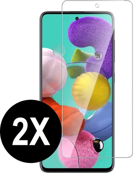 Screenprotector geschikt voor Samsung Galaxy A52/A52s - Beschermglas - Screen protector geschikt voor A52/A52s - glasplaatje - 2 stuks