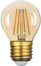 LCB - LED Filament lamp dimbaar - E27 G45 - 4W vervangt 40W - 2200K extra warm wit licht