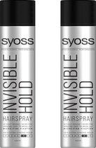 Syoss Spray Capillaire - Tenue Invisible - 2 x 400 ml
