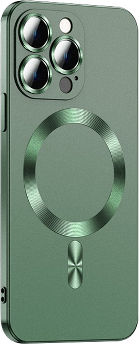 iPhone 12 PRO hoesje - Dun Design - Magsafe compatible - Case cover - Shock Proof - Groen - Provium