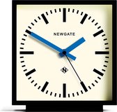 Newgate Amp Mantel Clock in Black with Blue hands