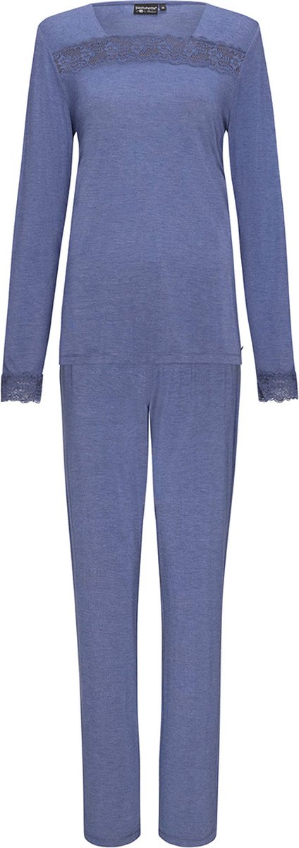 Pastunette Dames pyjama Mandy van Pastunette - Blauw - Maat - 48