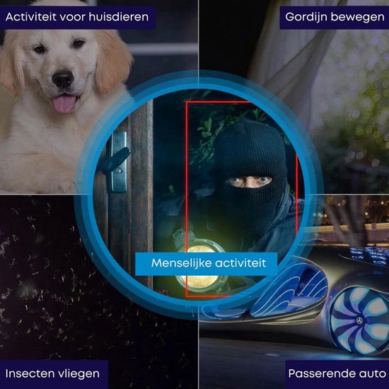 Beveiligingscamera Set - 4 Camera's - Draadloos Verbinding - Camerabewakingssysteem - 3TB - Twee-weg audio - Grote Opslag van Blokker — afbeelding 2