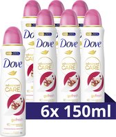 Déodorant anti-transpirant en spray Dove Advanced Care Go Fresh à la grenade et à la verveine citronnée - 6 x 150 ml - Pack économique