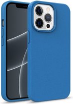 Mobiq - Flexibel Eco Hoesje iPhone 15 - blauw
