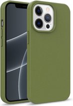 iPhone 15 Pro Max Eco Case - Étui de téléphone flexible Bio - Mobiq Flexible Eco Case vert - Convient pour iPhone 15 Pro Max