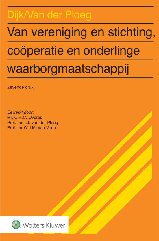 Van vereniging & stichting, coöperatie en onderlinge waarbo ... - cover
