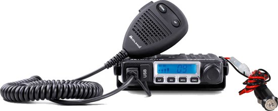 Radio CB 12-24V avec écran ACL 7 couleurs - AM/FM/ASC - 40 Canaux