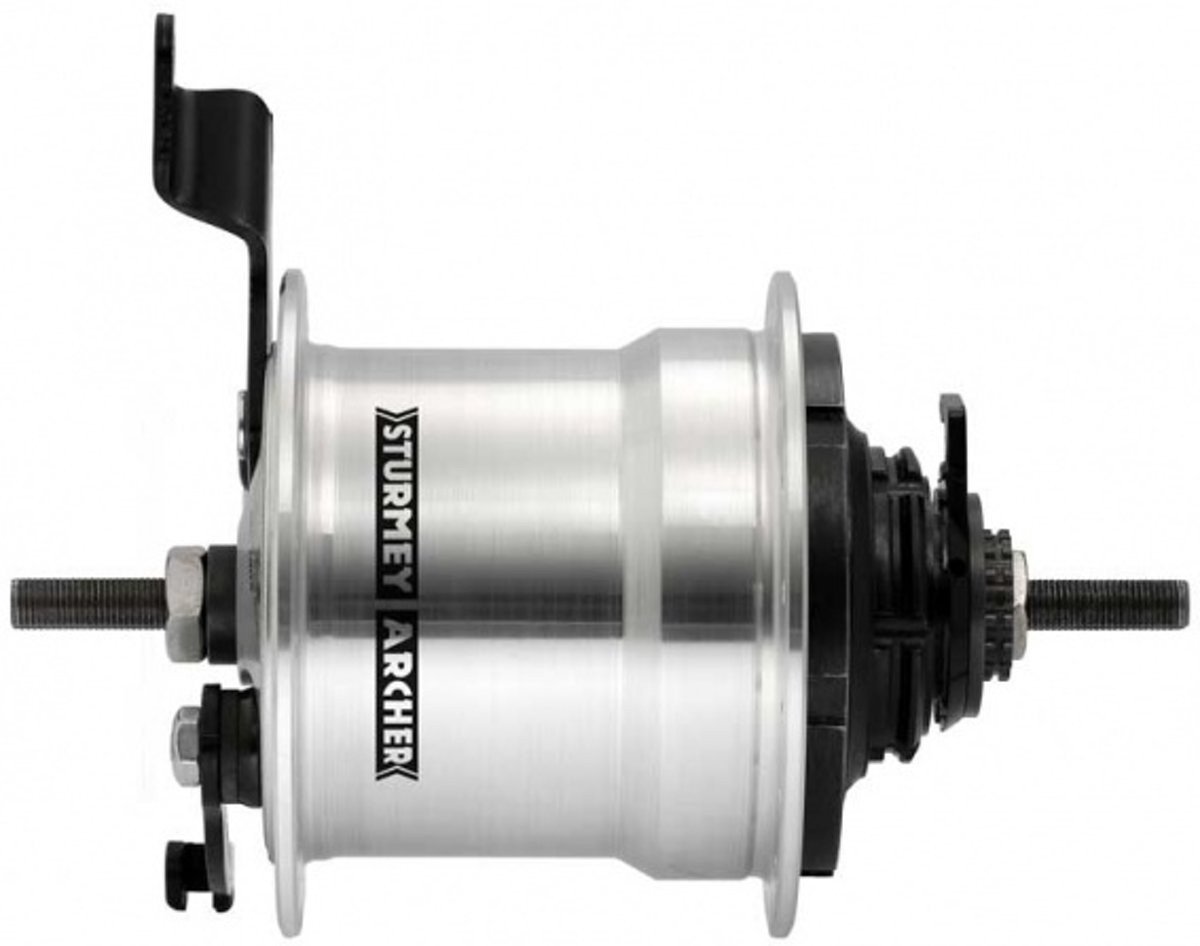 Sturmey Archer Naaf Rx-rd5 Achter 36 Gaats 5sp Aluminium Zilver
