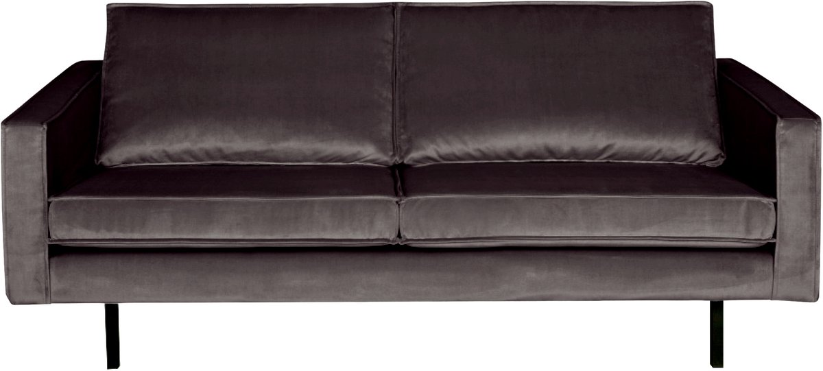WOOOD Rodeo 2,5-Zitsbank - Velvet - Antraciet - 85x190x86