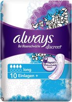 Always - Discreet Maandverband - Long - 10 Stuks